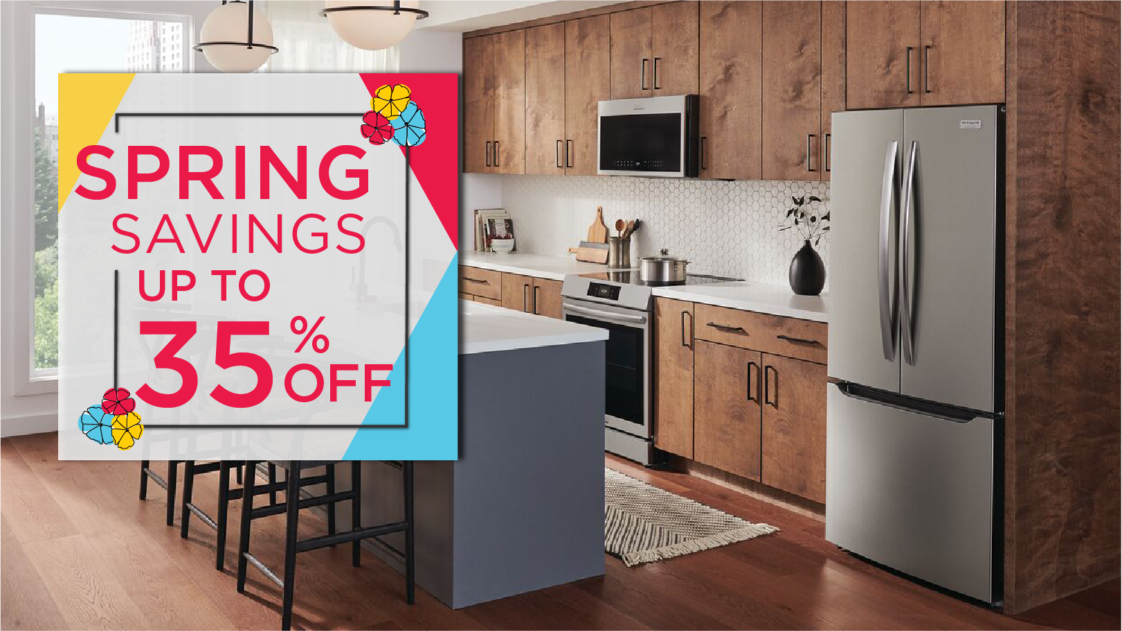 This Spring up to 35% off appliances