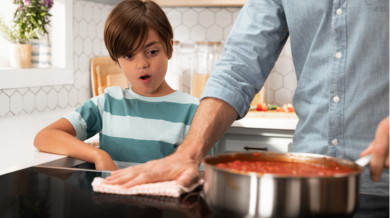 No Range-top Cleans Easier-image