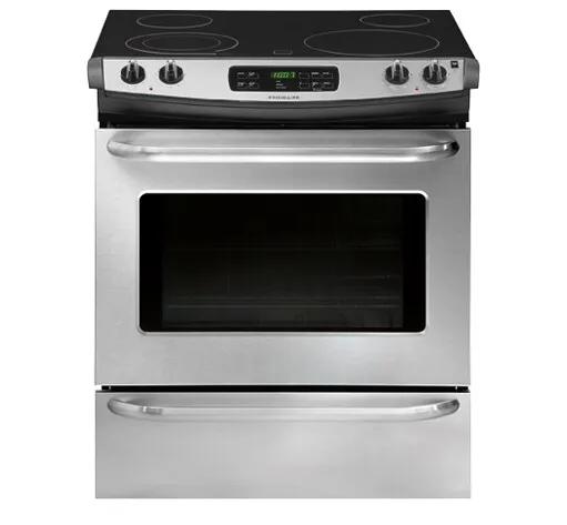 30" Slide-In Electric Range Stainless Steel-CFES3025PS