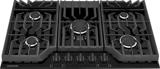 36" Gas Cooktop — Black