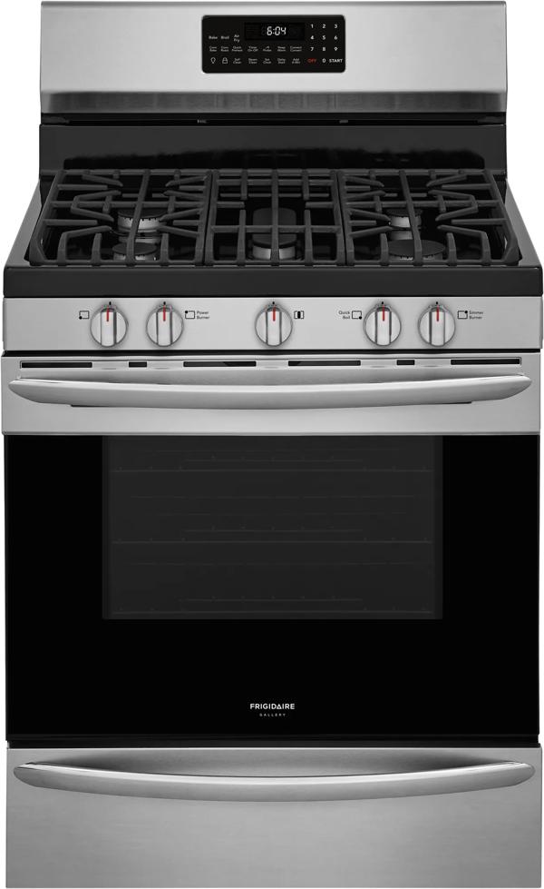 30" Freestanding Gas Range with Air Fry
