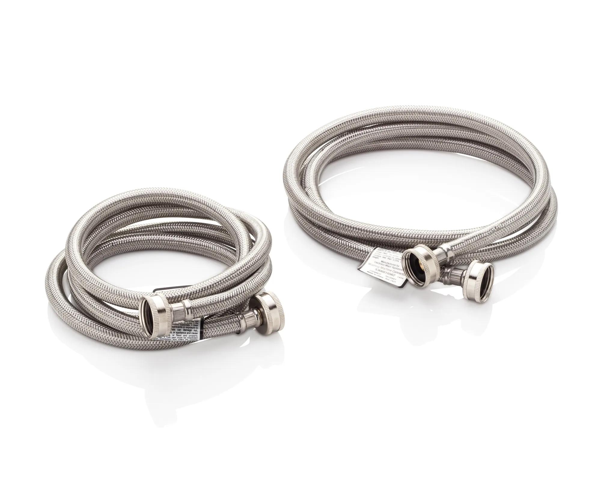 6' Stainless Steel Braided Fill Hose 2 Pack - 2SSFILHOSE