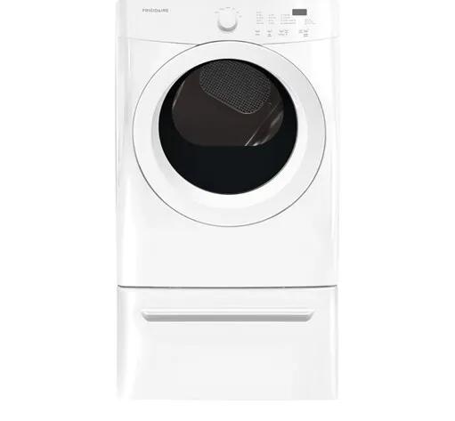 7.0 Cu.Ft Electric Dryer Classic White-CFQE5000QW