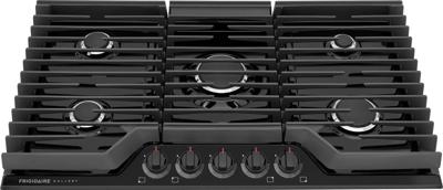 36" Gas Cooktop — Black
