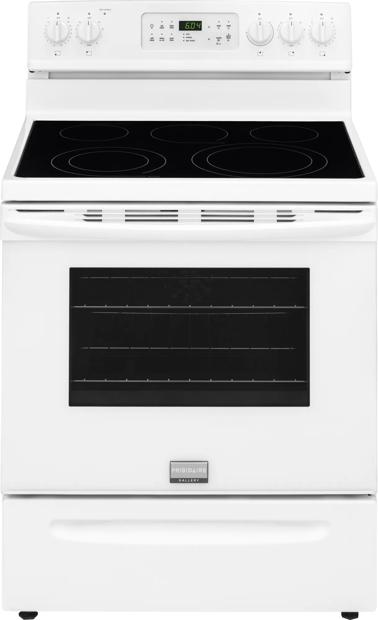 30" Freestanding Electric Range White-CGEF3035RW