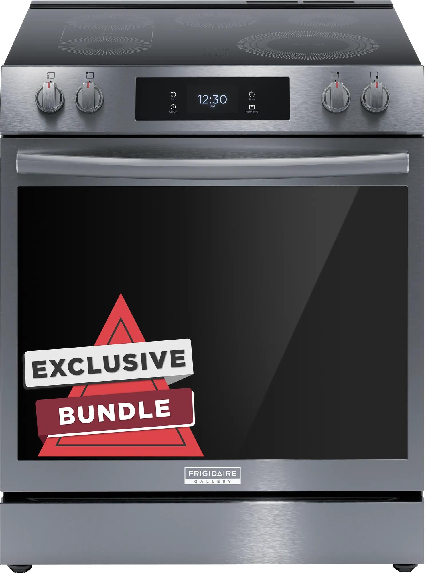 30” Electric Range with 15+ Ways to Cook, Includes Free Air Fry Tray