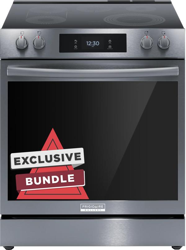 30” Electric Range with 15+ Ways to Cook, Includes Free Air Fry Tray