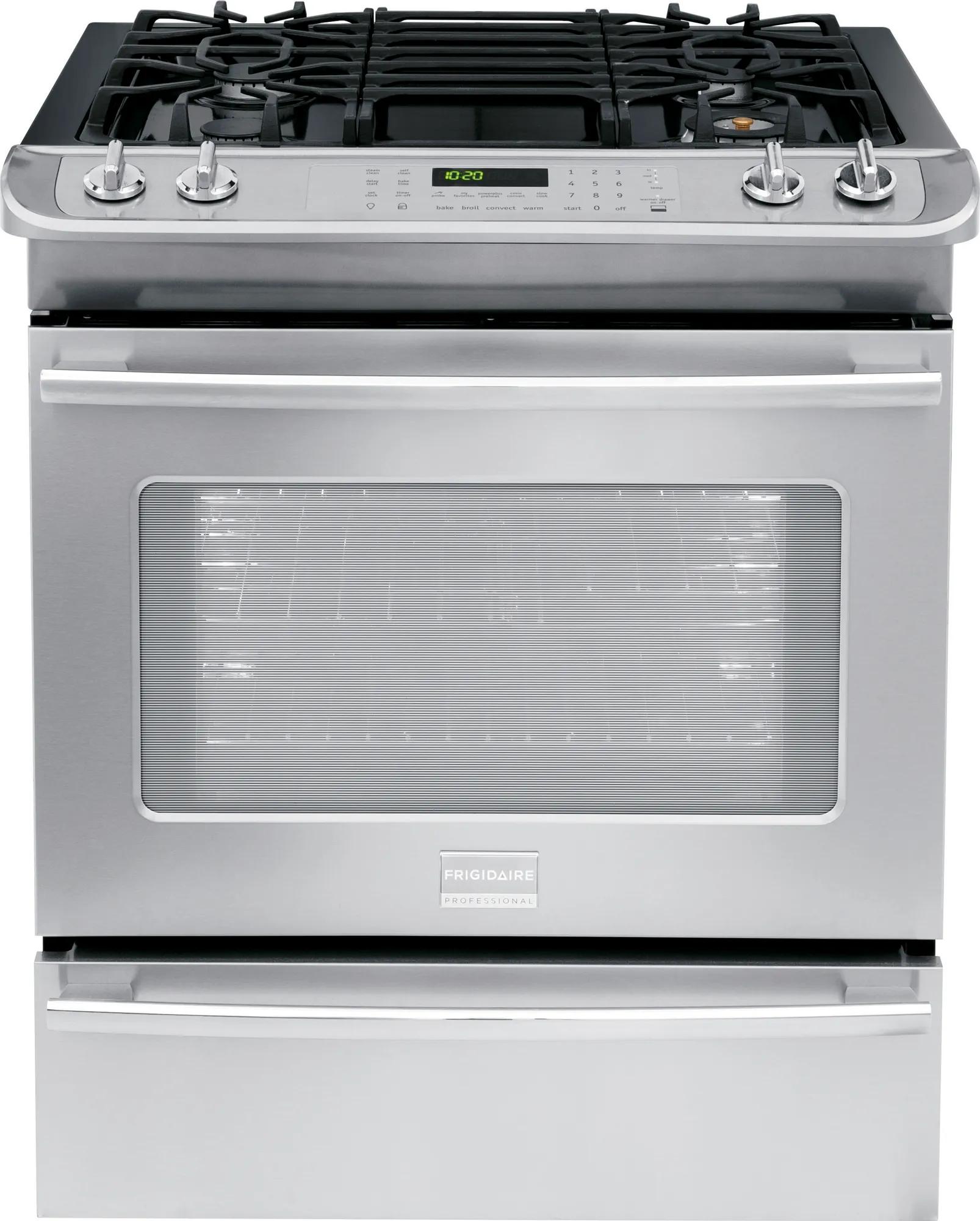 30" Slide-In Dual-Fuel Range