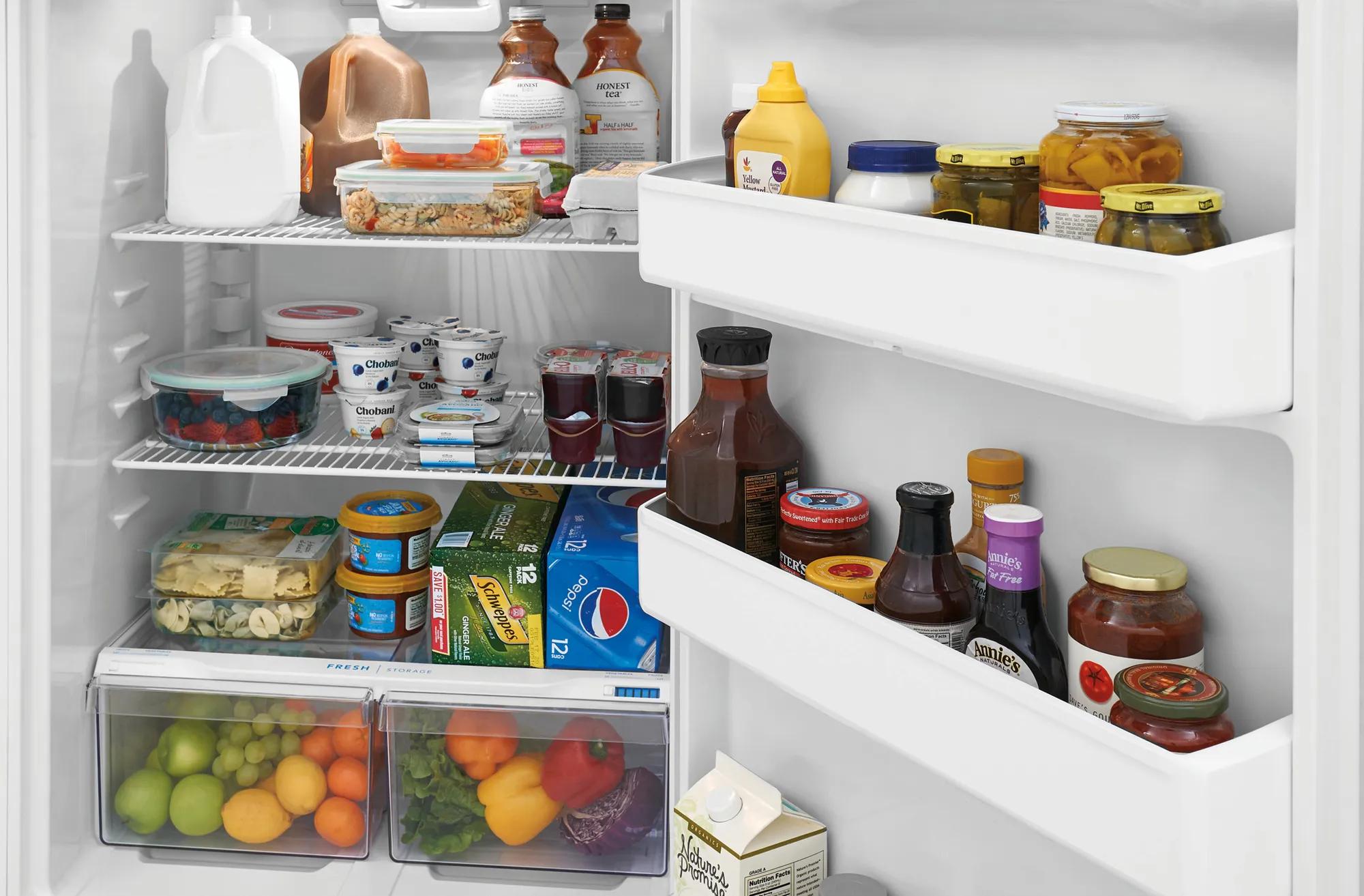 家電  Rift 18 Cu. Ft. Garage Ready Top Freezer Refrigerator White-FFHT1814WW