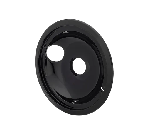 8" Black Porcelain Drip Bowl