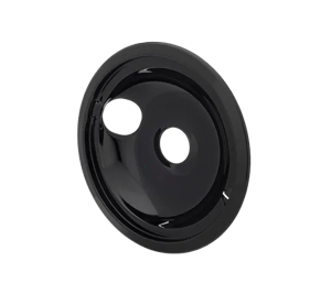 8" Black Porcelain Drip Bowl