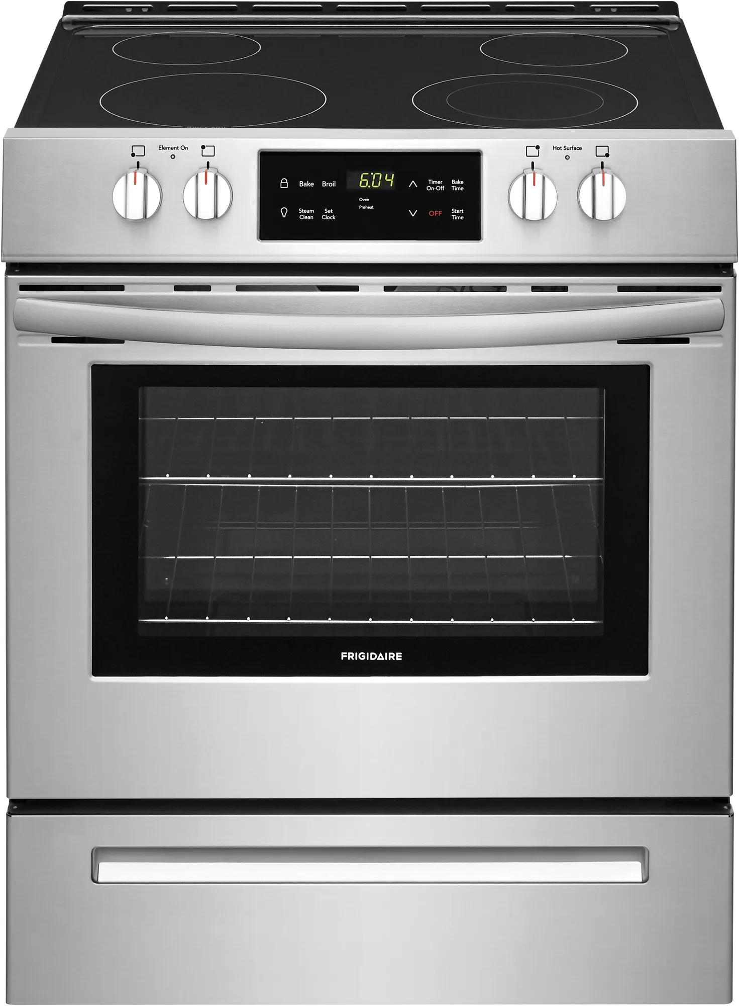 30" Front Control Electric Range