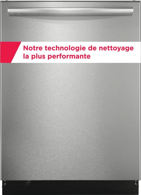 Lave-vaisselle encastré en acier inoxydable de 24 po avec CleanBoost® Acier inoxydable-GDSH4715AF