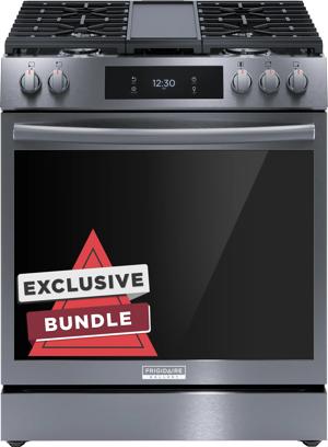 30” Gas Range with 15+ Ways to Cook, Includes Free Air Fry Tray