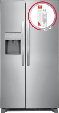 26 Cu. Ft. 36” Standard-Depth Side-by-Side Refrigerator with Free Additional Water and Ice Filter