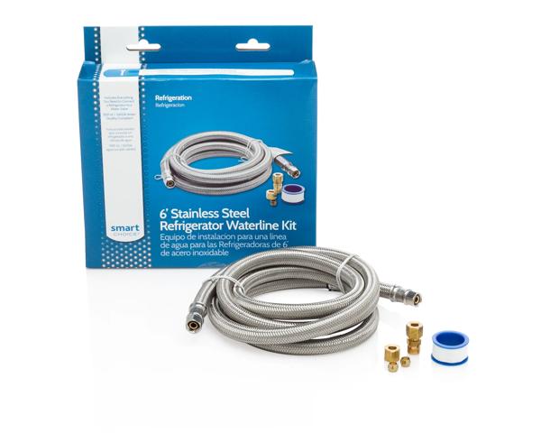 6' Stainless Steel Refrigerator Waterline Kit