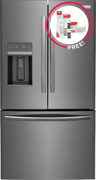 28 Cu. Ft. Standard-Depth French Door Refrigerator with Free Additional Filter Kit - GRFS2853AD-C1