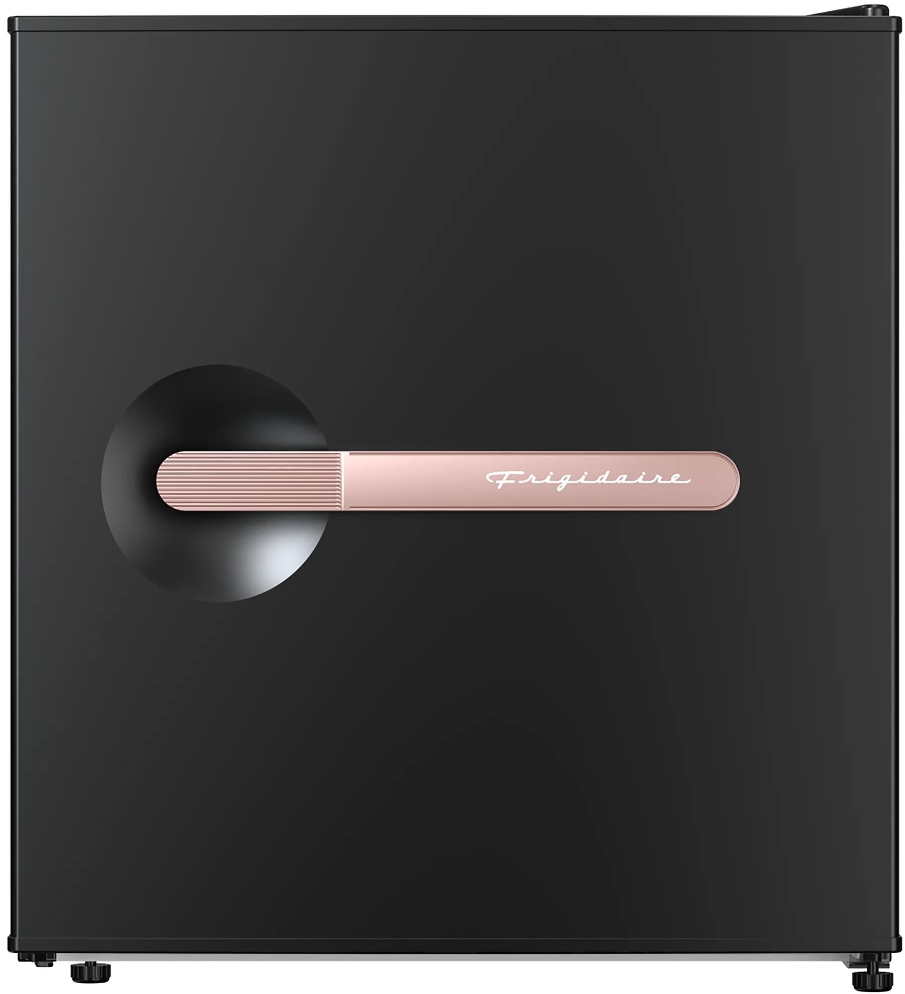 1.6 Cu. Ft. Retro Compact Refrigerator with Built-In Side Bottle Opener - Black