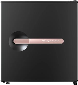 1.6 Cu. Ft. Retro Compact Refrigerator with Built-In Side Bottle Opener - Black