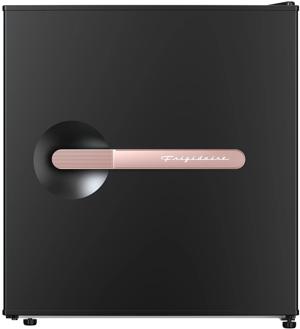 1.6 Cu. Ft. Retro Compact Refrigerator with Built-In Side Bottle Opener - Black