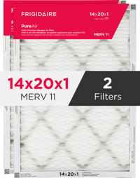 PureAir® 14" x 20" x 1" MERV 11 Premium Allergen Air Filter - 2 Pack