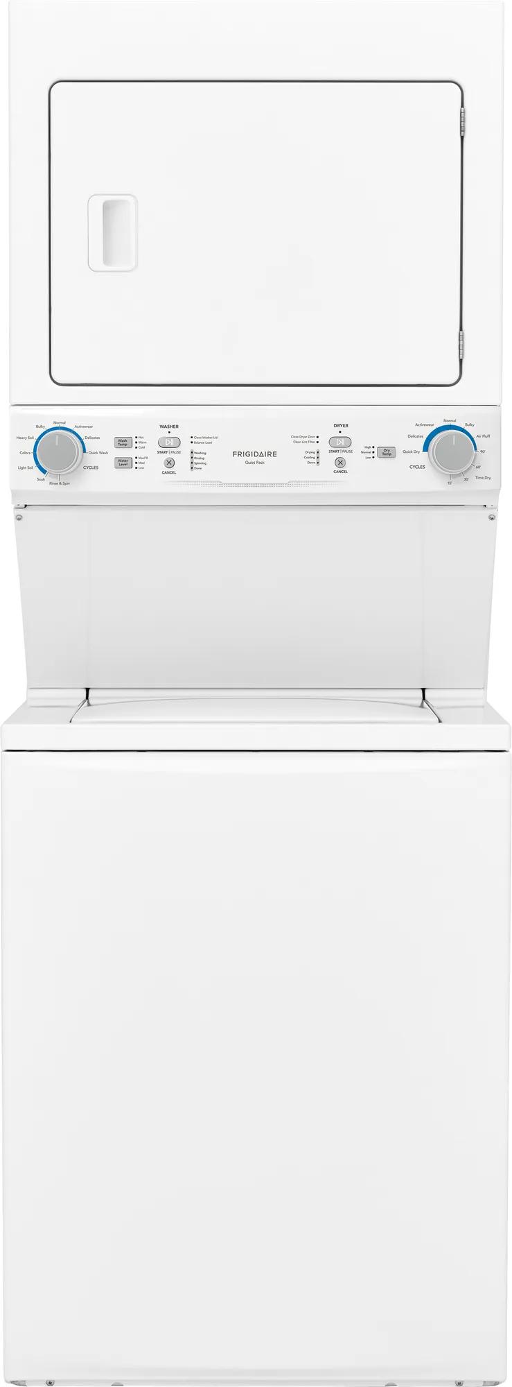 Electric Washer/Dryer Laundry Center - 3.9 Cu. Ft Washer and 5.5 Cu. Ft. Dryer