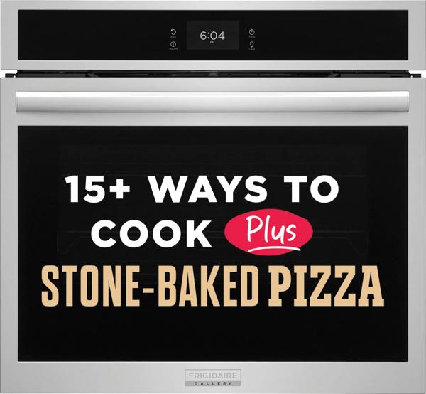 30" Single Electric Wall Oven with Stone-Baked Pizza