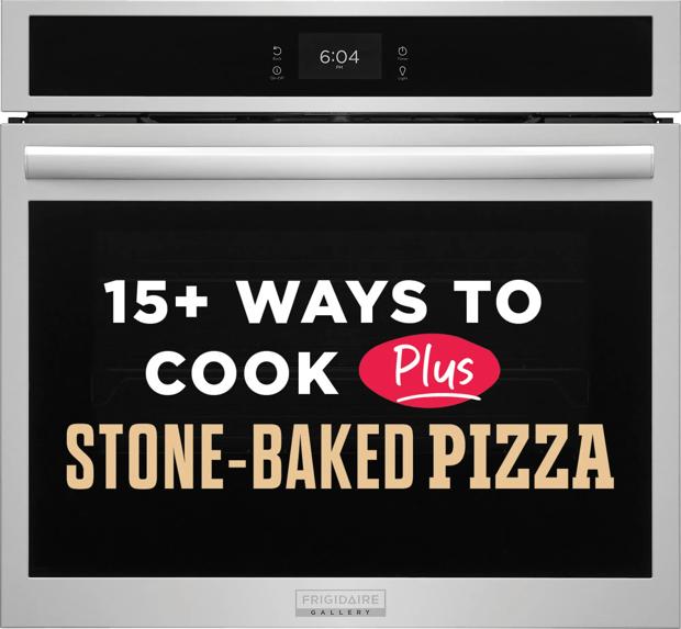 30" Single Electric Wall Oven with Stone-Baked Pizza - GCWS3070AF