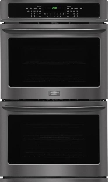 30" Double Electric Wall Oven Black Stainless Steel-FGET3065PD