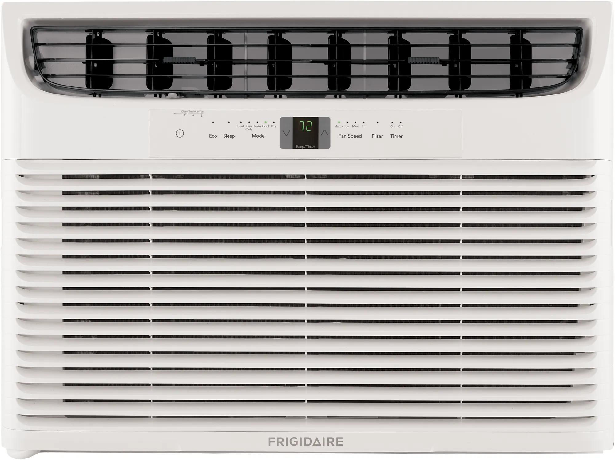 18,000 BTU Window Room Air Conditioner with Supplemental Heat