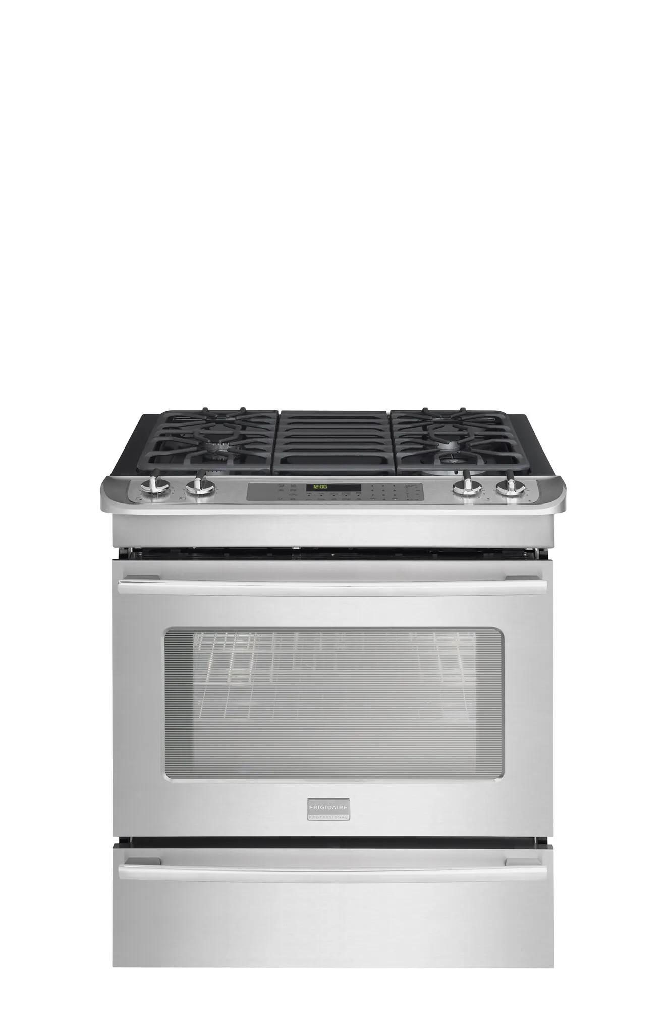 30" Slide-In Dual-Fuel Range