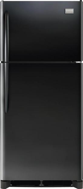 Custom-Flex™ 20.4 Cu. Ft. Top Freezer Refrigerator Ebony Black-FGHT2046QE