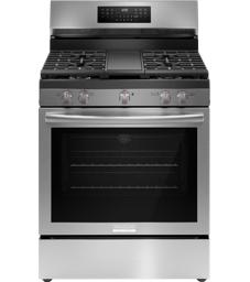Frigidaire Gallery Cuisinière à gaz à commande arrière de 30 po avec convection totale