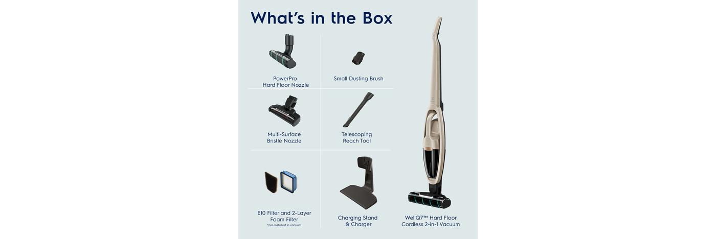WellQ7™ Hard Floor Vacuum EHVS35H2AQ ElectroluxNA