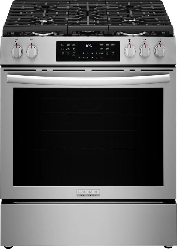 30" Gas Range with No Preheat + Air Fry