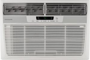 12,000 BTU Window-Mounted Room Air Conditioner with Supplemental Heat