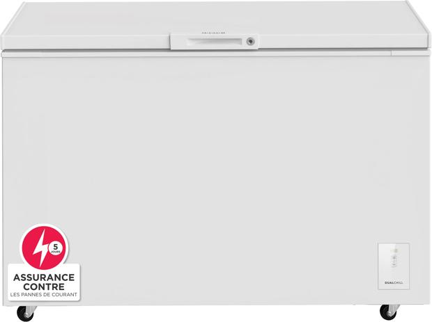 Congélateur horizontal prêt pour le garage de 15 pi³ Blanc-FFCL1562AW