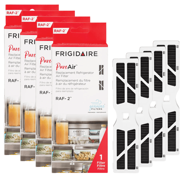 PureAir® Replacement Refrigerator Air Filter RAF-2™ -  Set of 4 - FRGPAAF24PK