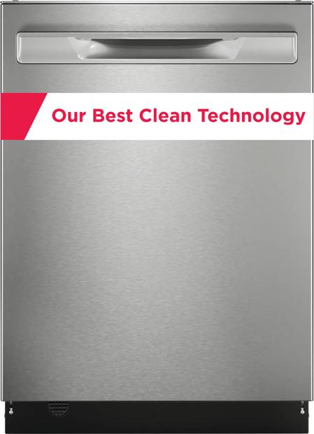 24" Stainless Steel Tub Built-In Dishwasher with CleanBoost™ Stainless Steel-GDSP4715AF