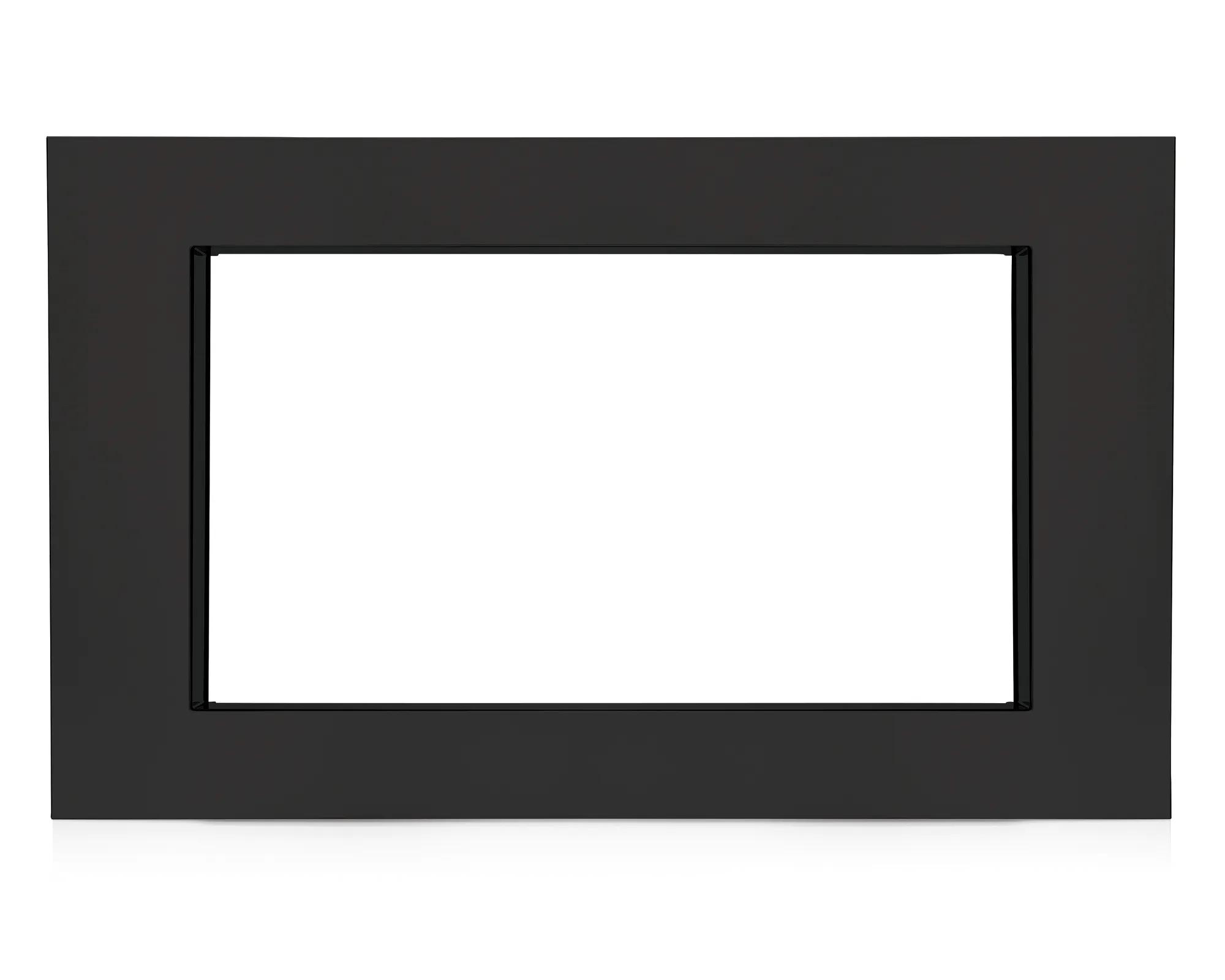 30" Black Stainless Steel Microwave Trim Kit