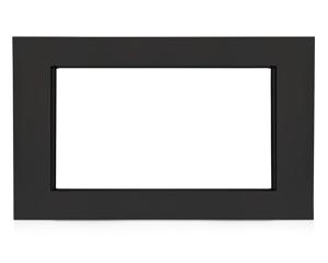 30" Black Stainless Steel Microwave Trim Kit