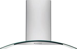 36" Glass Canopy Wall-Mount Hood