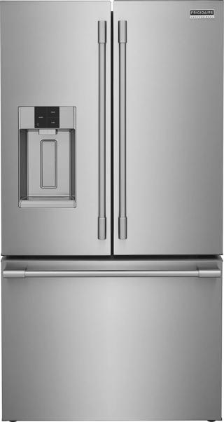 23 Cu. Ft. Counter-Depth French Door Refrigerator — Stainless Steel (PRFC2383AF)