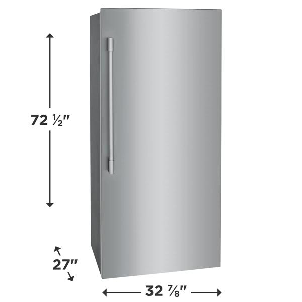 Frigidaire Professional PRDA1922AF 18.6 CuFt Single-Door Refrigerator on Fridge.com