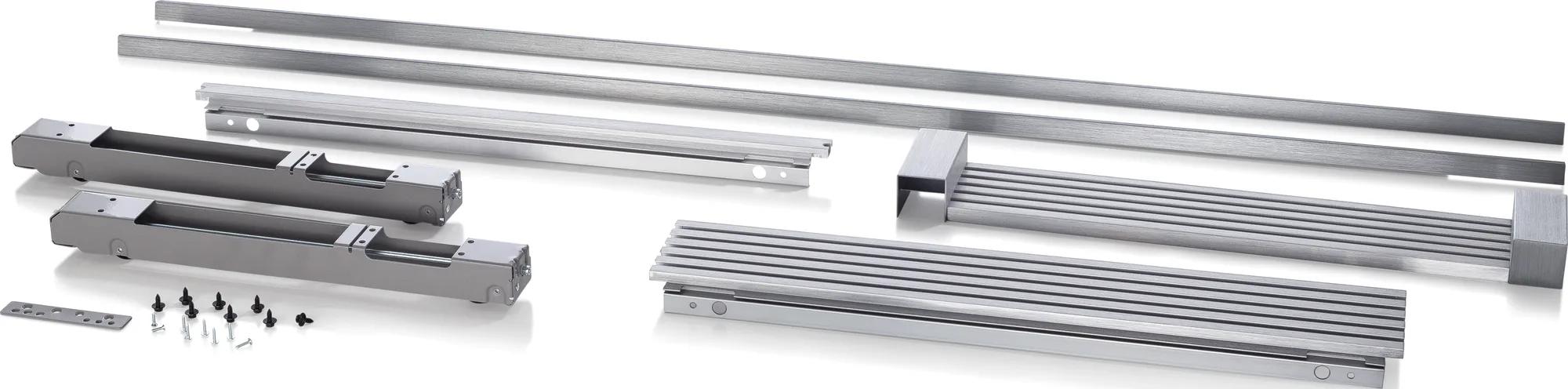 79" Louvered or 75" Collar Stainless Steel Trim Kit Stainless Steel-TRIMKITEZ1