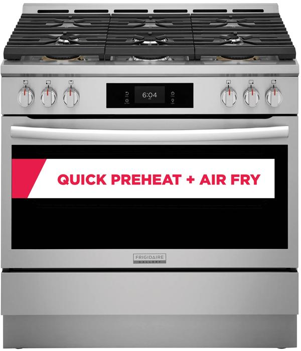 36" Gas Range with Air Fry
