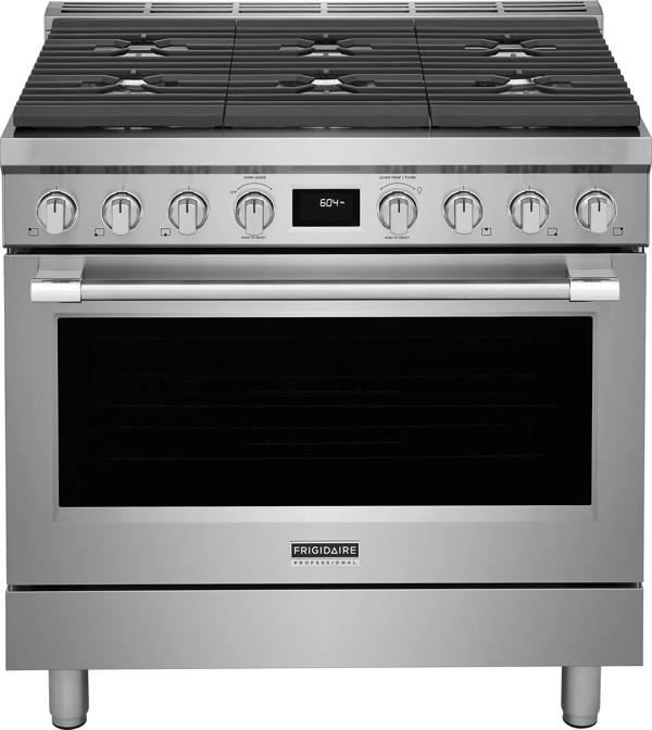 36" Dual-Fuel Freestanding Range