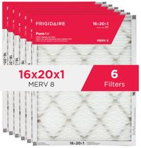 PureAir®  16" x 20" x 1" MERV 8 Allergen Air Filter - 6 Pack 