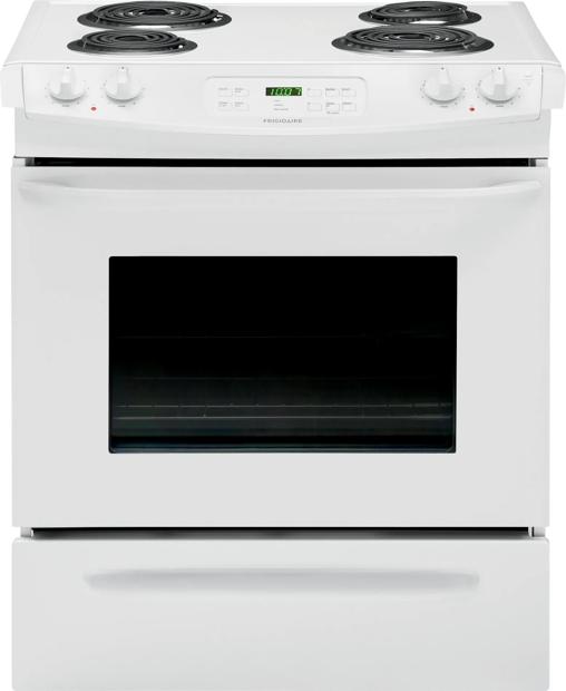 30" Slide-In Electric Range White-FFES3015PW