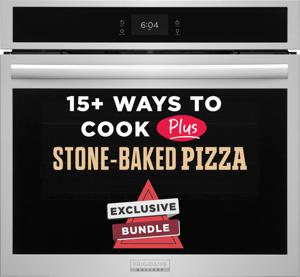 30" Single Electric Wall Oven with Stone-Baked Pizza, Includes Free Air Fry Tray